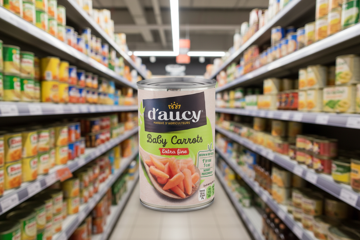 12 x D'Aucy Baby Carrots 400G