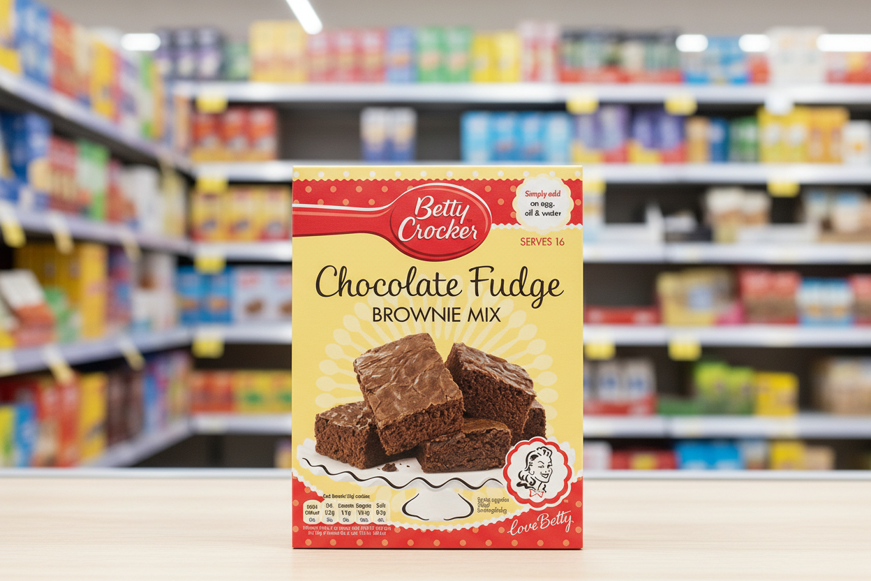 6 x Betty Crocker Chocolate Fudge Brownie Mix 415G