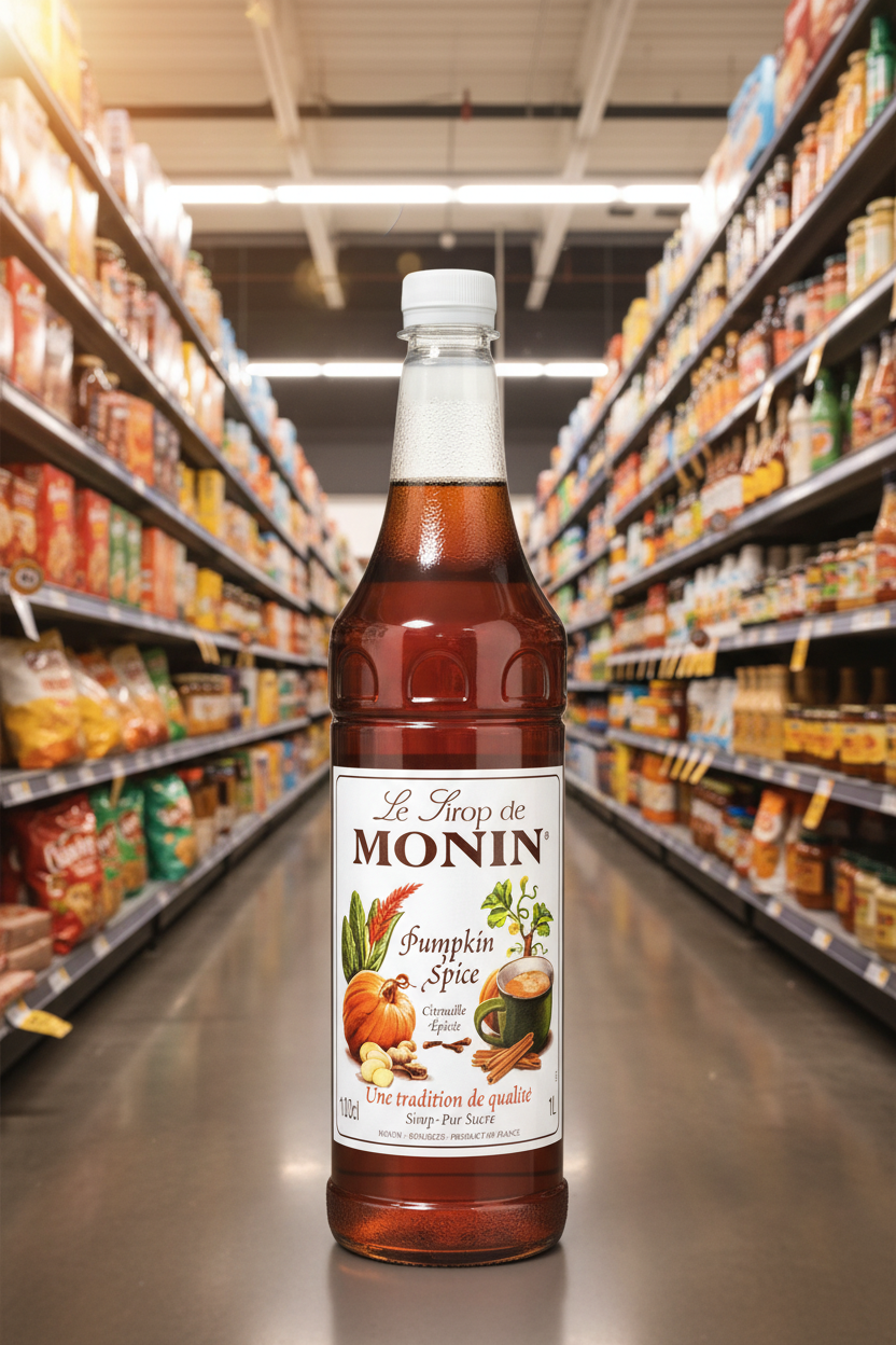 6 x Monin Pumpkin Spice Syrup 1Lt