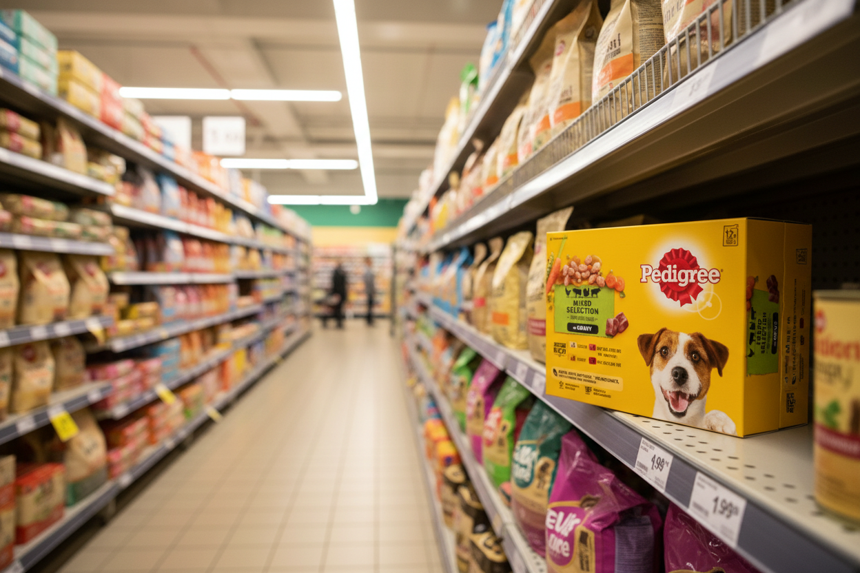 4 x Pedigree Pouch Mixed Selection In Gravy 12 X100G