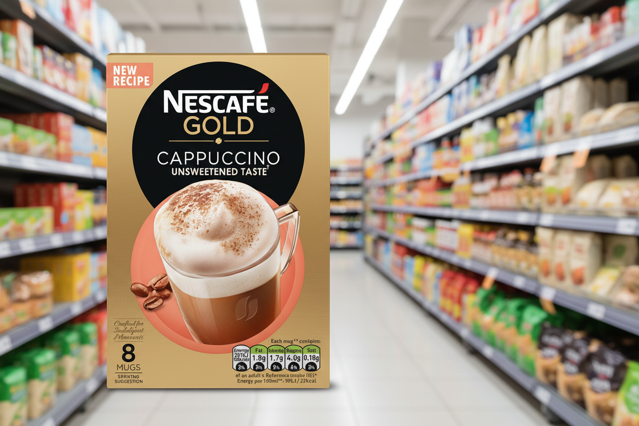 6 x Nescafé Cappuccino Unsweetened 8 X 14.2G (113.6G)