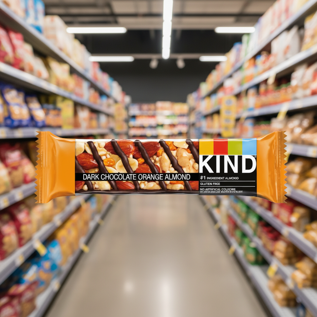 12 x Kind Dark Chocolate Orange Almond Snack Bar 40G