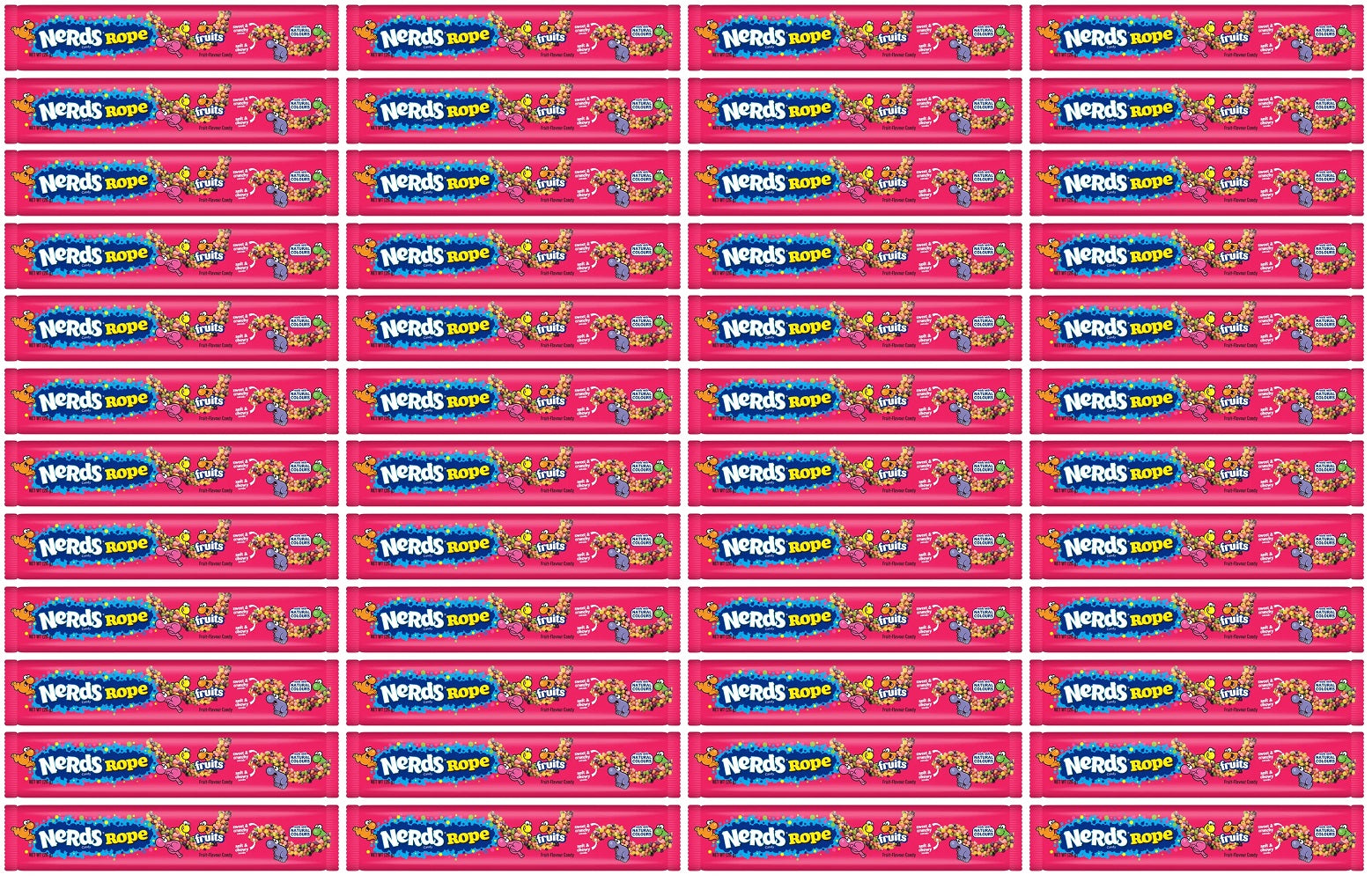 48 x Nerds Clusters Rope Fruits - 26GM