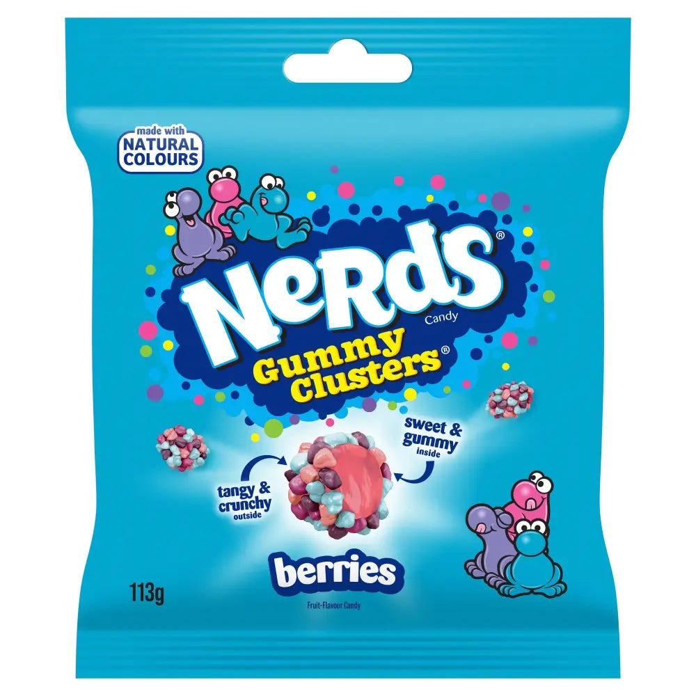 10 x Nerds Clusters Share Berries - 113GM