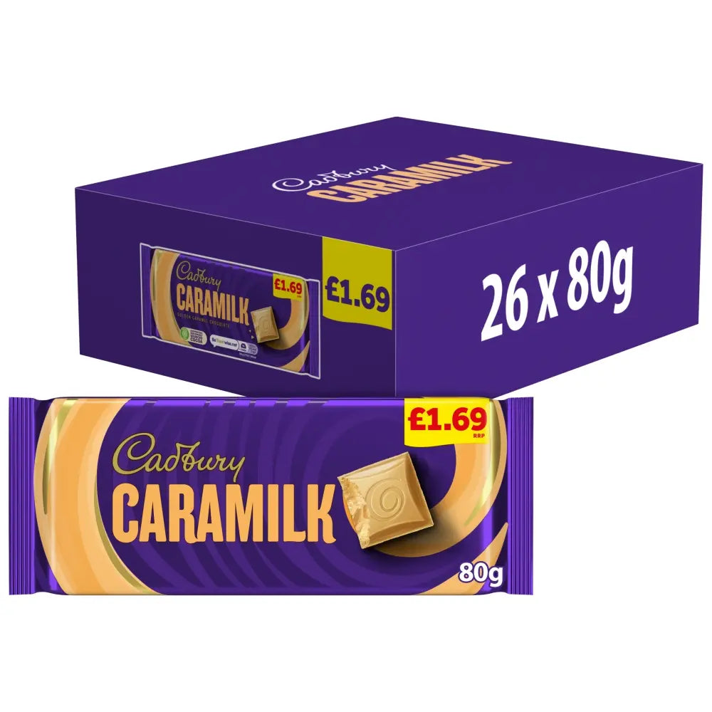 26 x Cadbury Caramilk Bar - 80GM