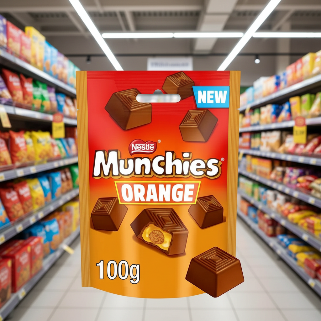 8 x Munchies Orange Sharing Bag - 100GM