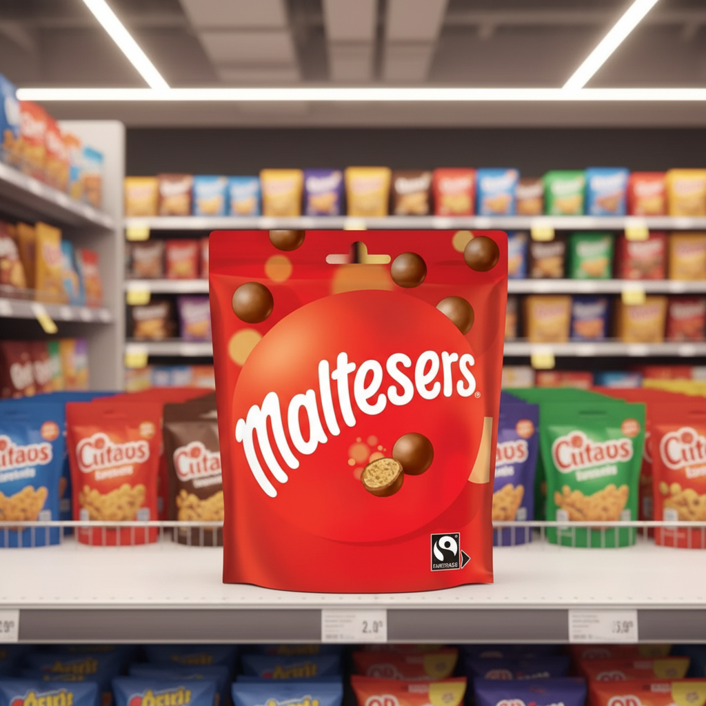 12 x Maltesers Milk Chocolate Pouch Bag - 93GM