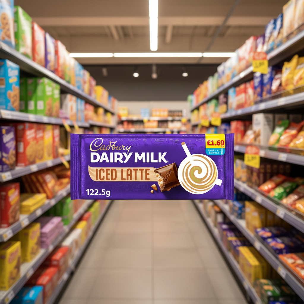 17 x Cadbury Dairy Milk Iced Latte Large Bar - 123GM