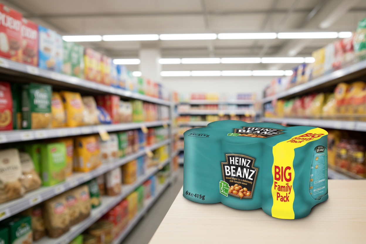 4 x Heinz Baked Beans 6Pk - 415G