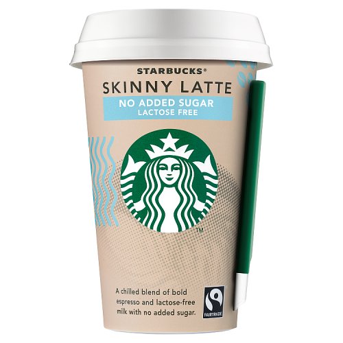 10 x Starbucks Skinny Latte Chilled Coffee 220Ml