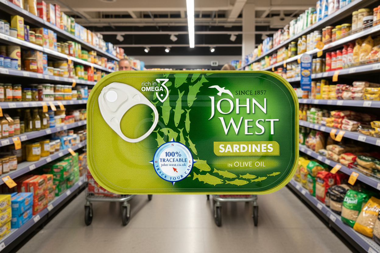 12 x John West Sardines In Olive Oil 120G