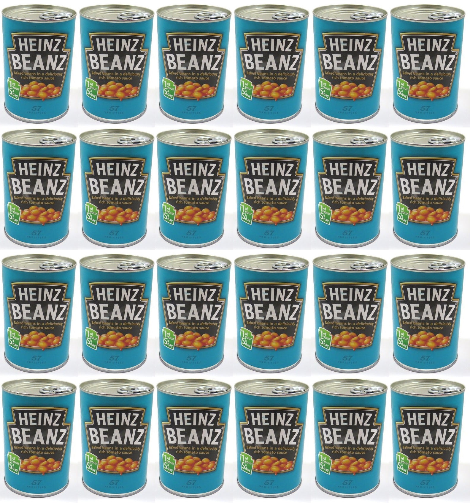 24 x Heinz Beanz In A Rich Tomato Sauce 415G