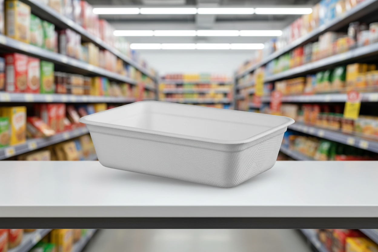 D2E 16Oz Medium Nourish Moulded Fibre Chip Tray 50PK