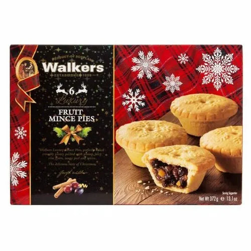 6 x Walkers Luxury Mince Pies - 372GM