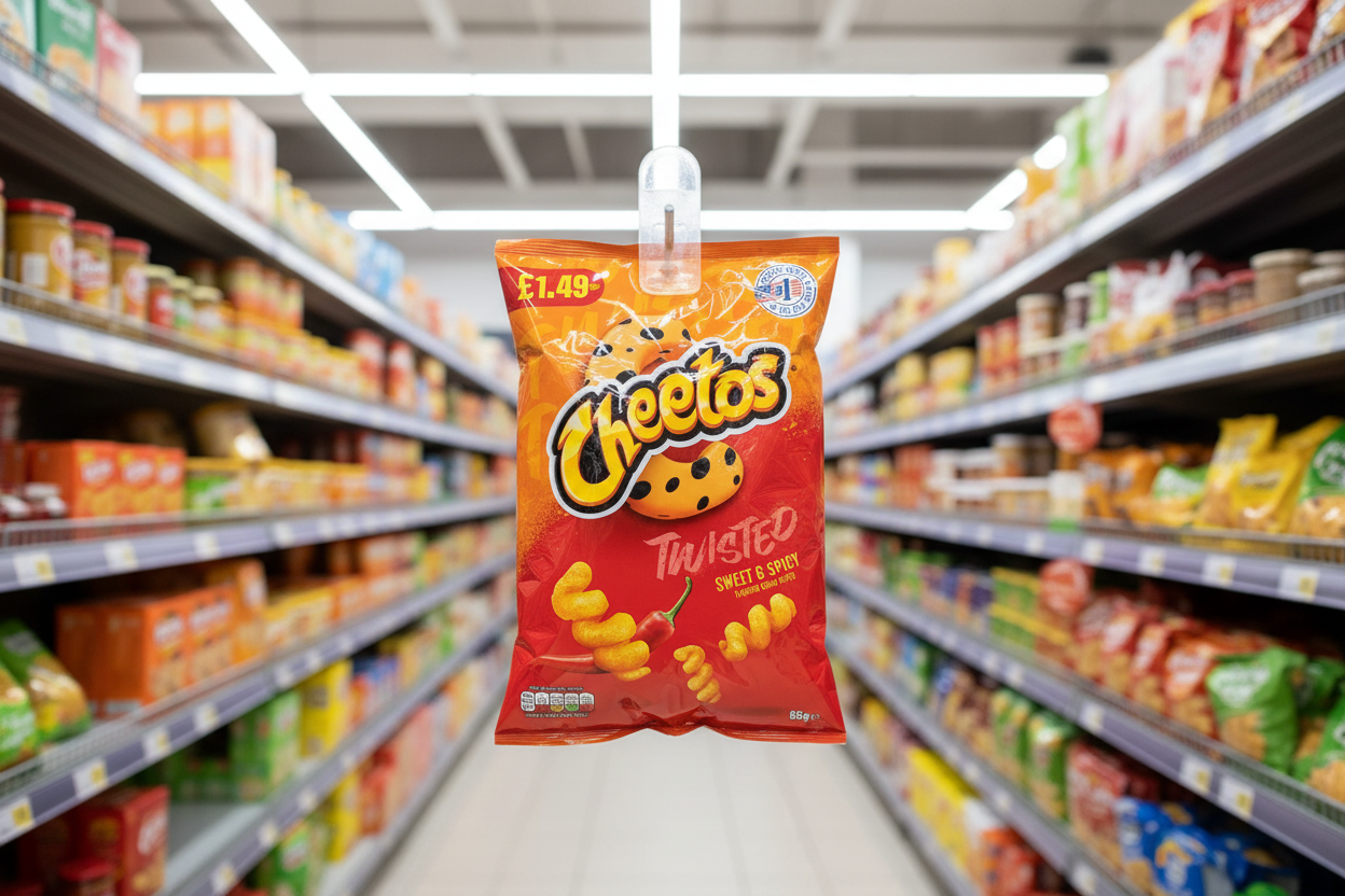 12 x Cheetos Twisted Sweet & Spicy - 85GM