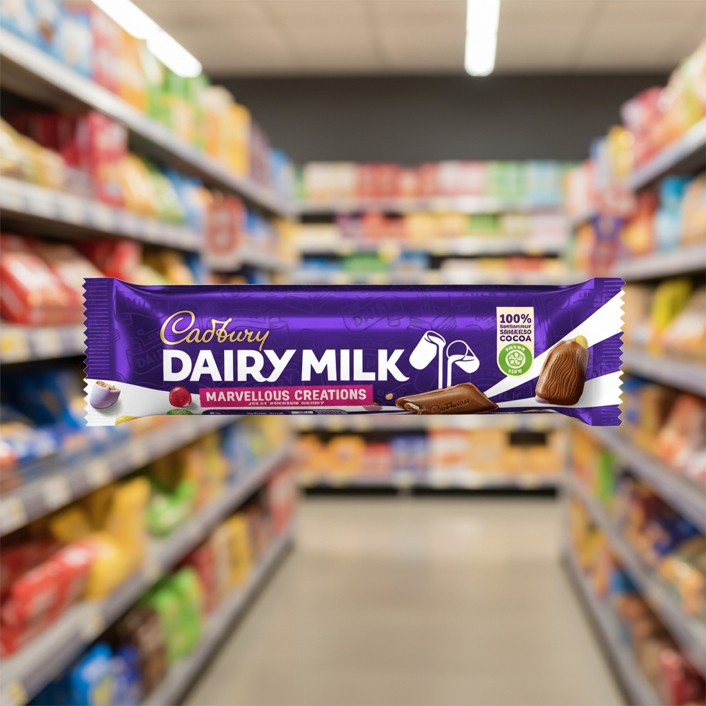 24 x Cadbury Dairy Milk Marvellous Creations Jelly Popping Candy 47G