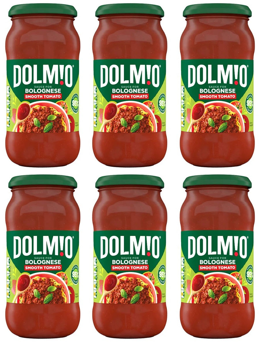 6 x Dolmio Tomato & Basil Sauce For Meatballs 450G