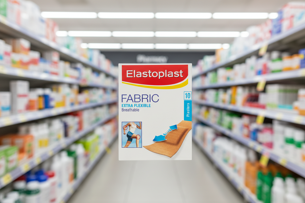 10 x Elastoplast Fabric Plasters 10 Pack