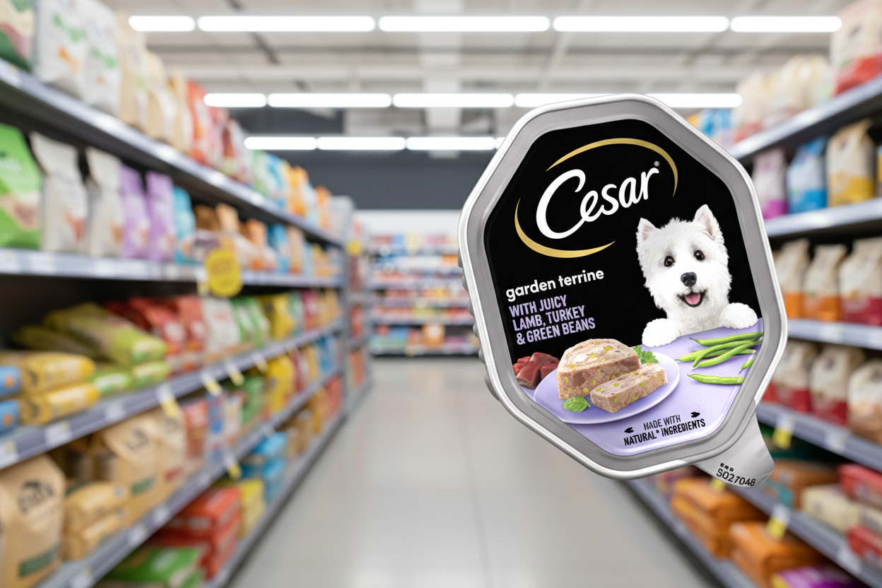 14 x Cesar Garden Terrine Turkey Lamb & Green Beans 150G