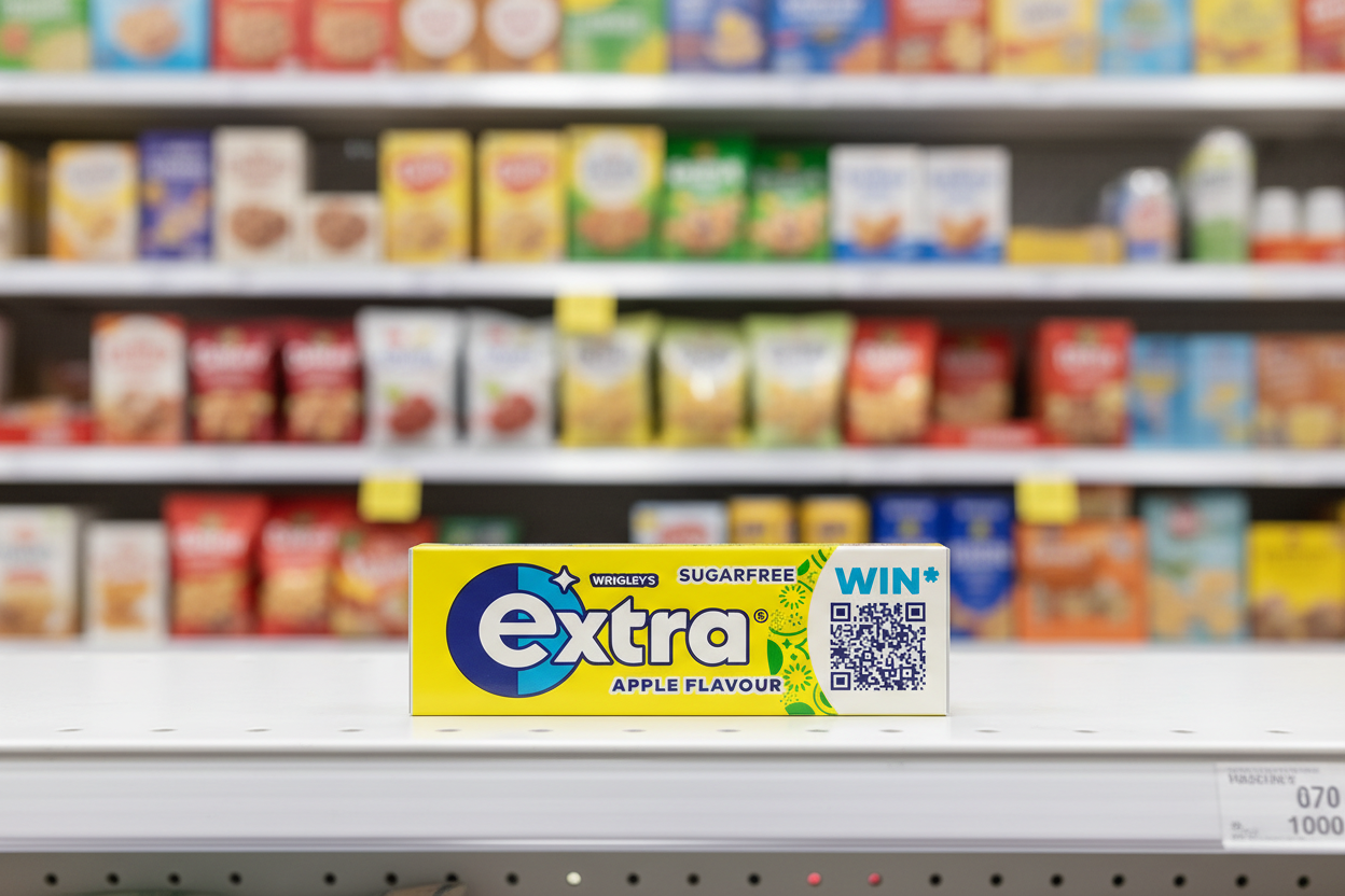 30 X Extra Apple Chewing Gum Sugar Free 10 Pieces