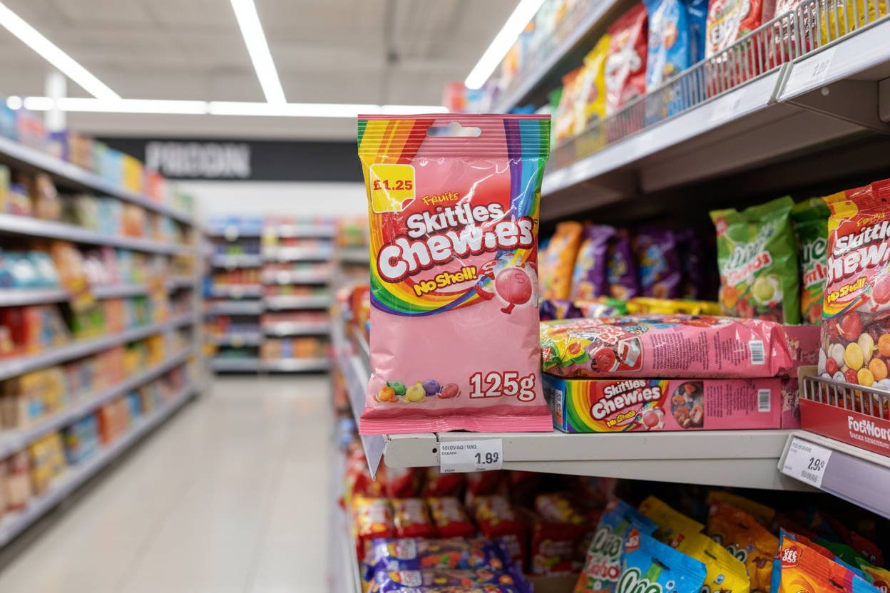 12 x Skittles fruit Chewies Treat Bag - 125GM