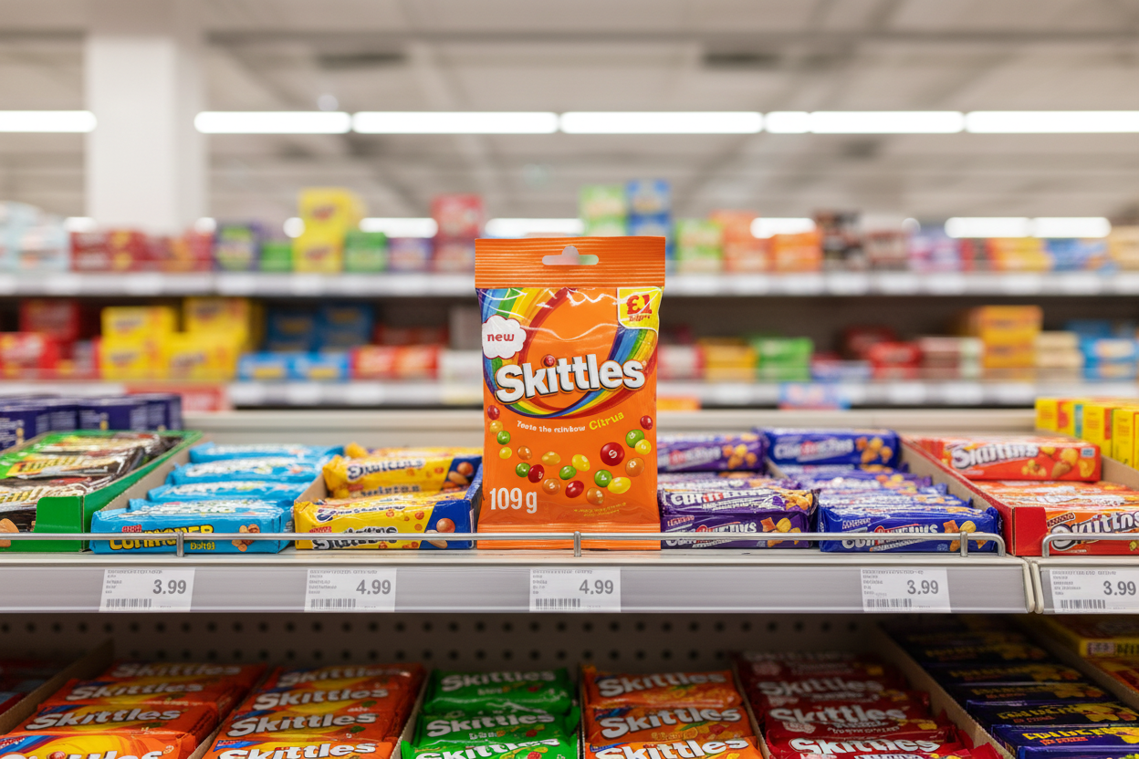 14 x Skittles Citrus Treat Bag - 70GM