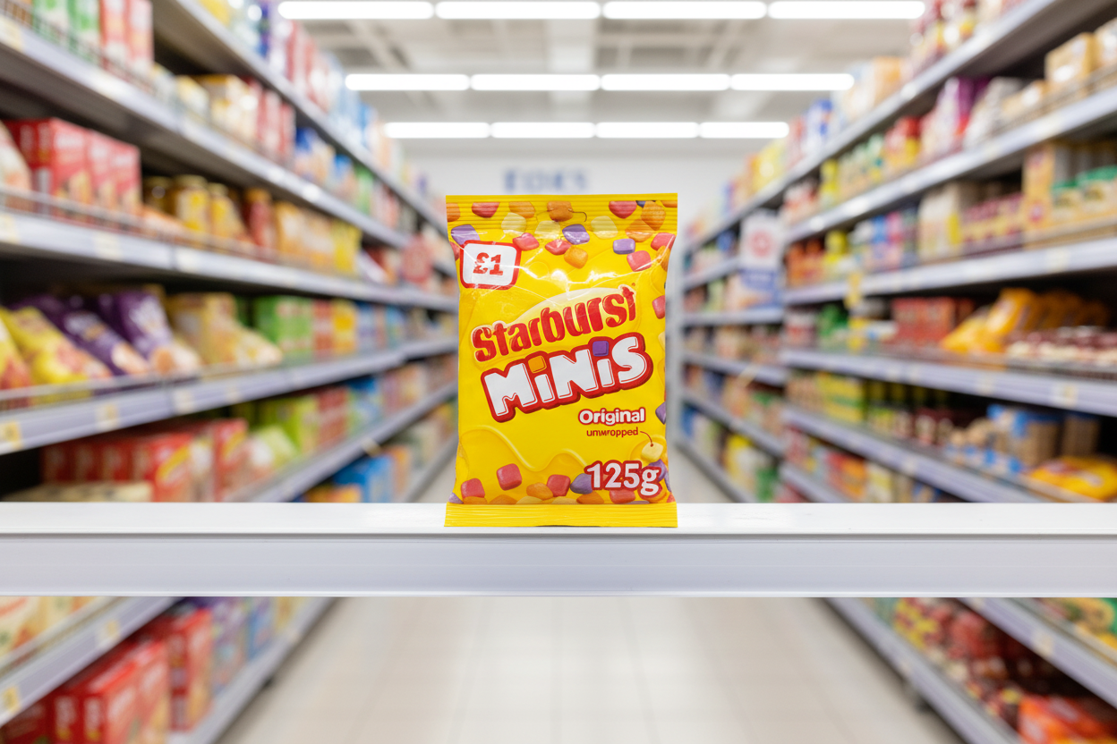 12 x Starburst Minis Treat Bag - 125GM