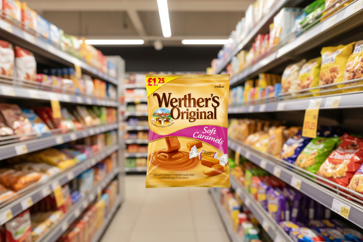 12 x Werthers Soft Caramels Bag - 110Gm