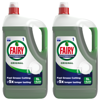 2 x Fairy Liquid Original - 5 LITRE