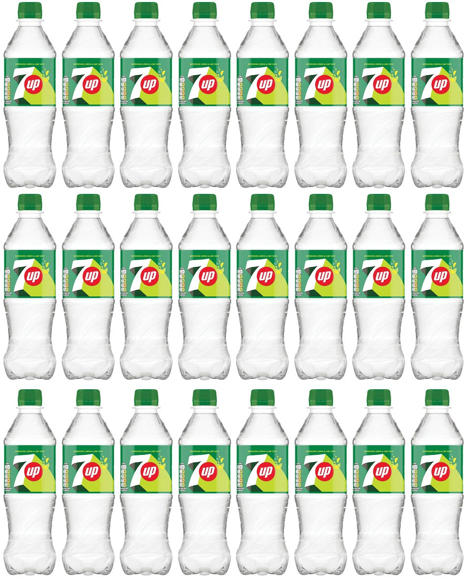 24 x 7Up Refreshing Lemon & Lime Taste 500Ml