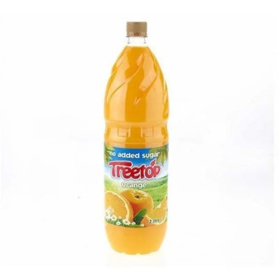 6 x Treetop No Added Sugar Orange 2 Litre