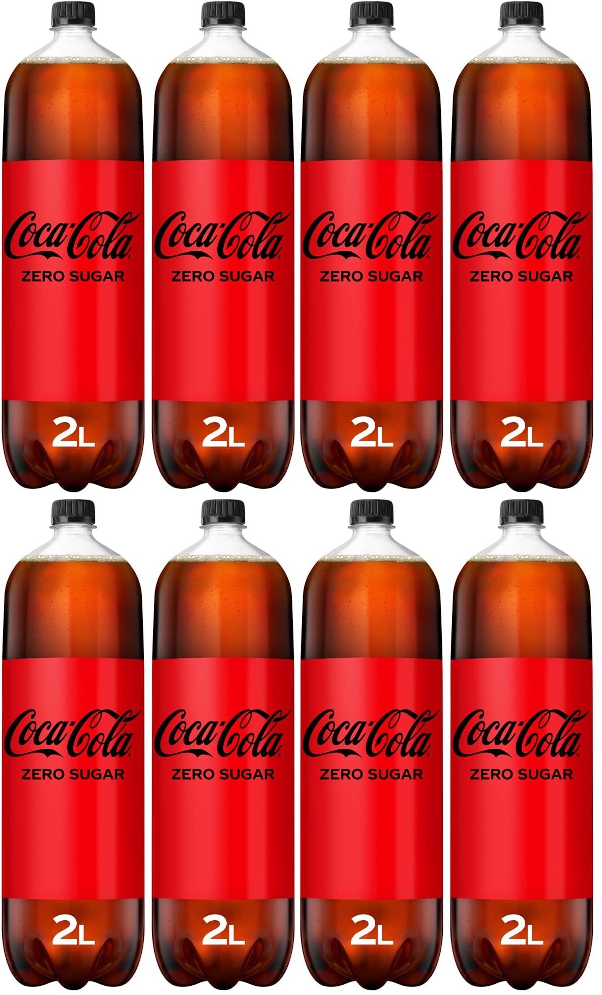 8 x Coca-Cola Zero Sugar 2L