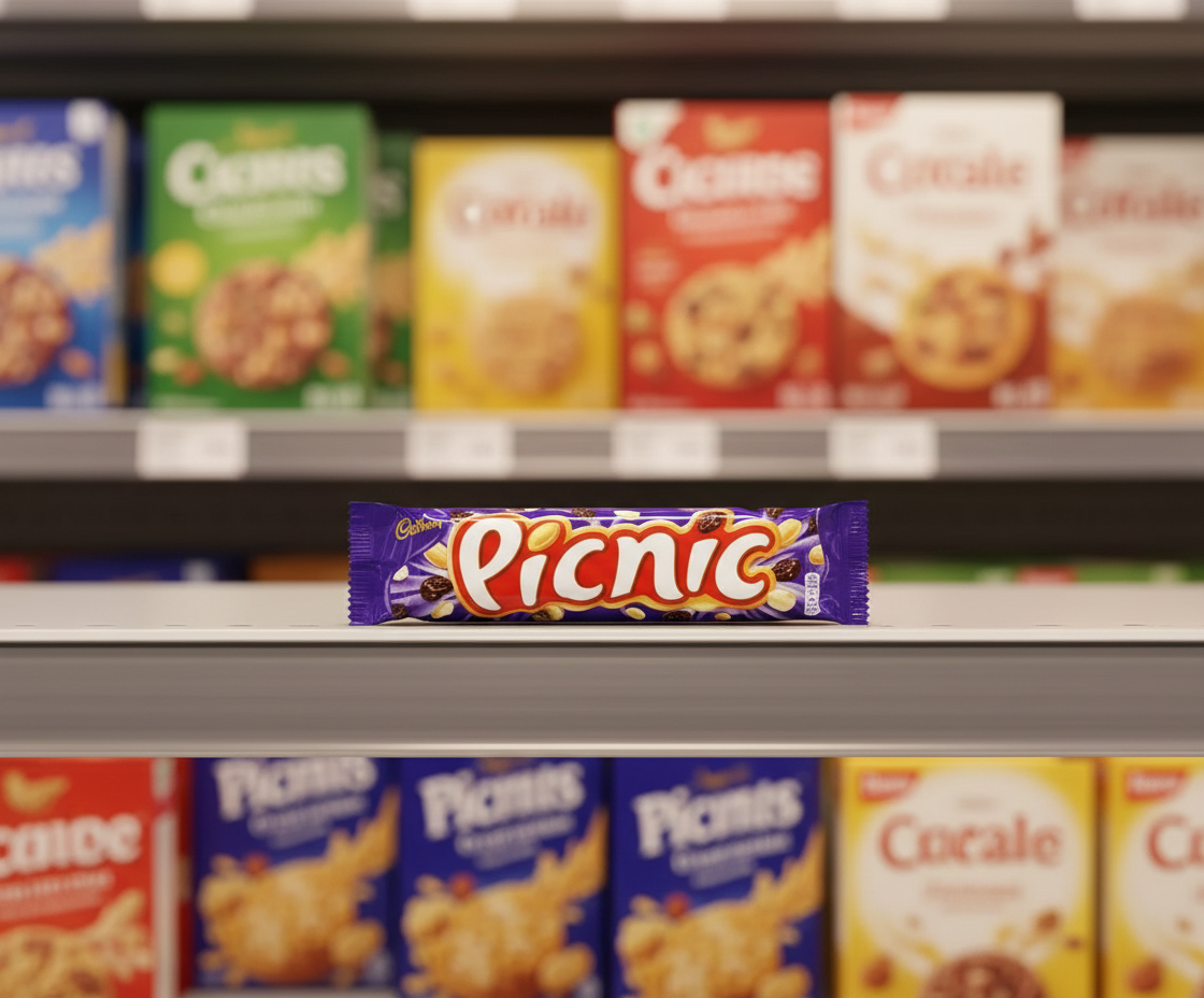 36 x Cadbury Picnic Chocolate Bar 48.4G