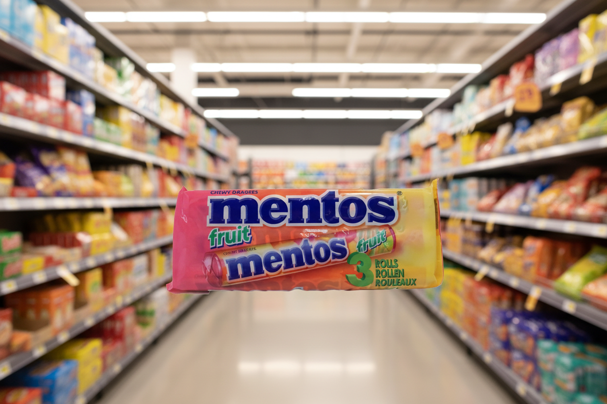 25 x Mentos Chewy Dragees Fruit 3 X 38G