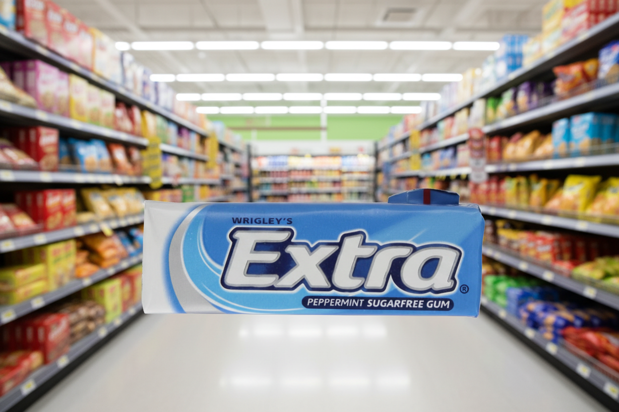 30 x Extra Peppermint Sugarfree Chewing Gum 10 Pieces