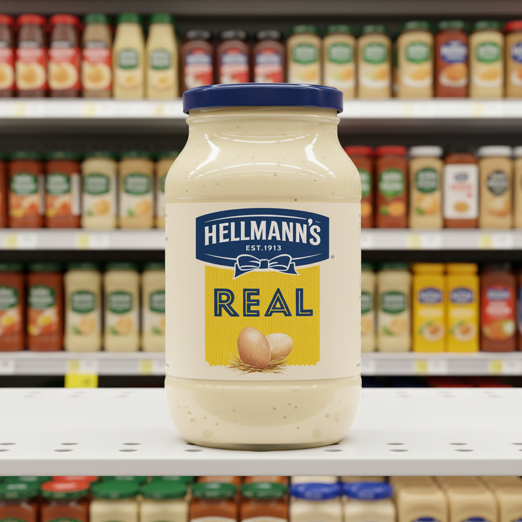 12 x Hellmann's Mayonnaise Real 600 G