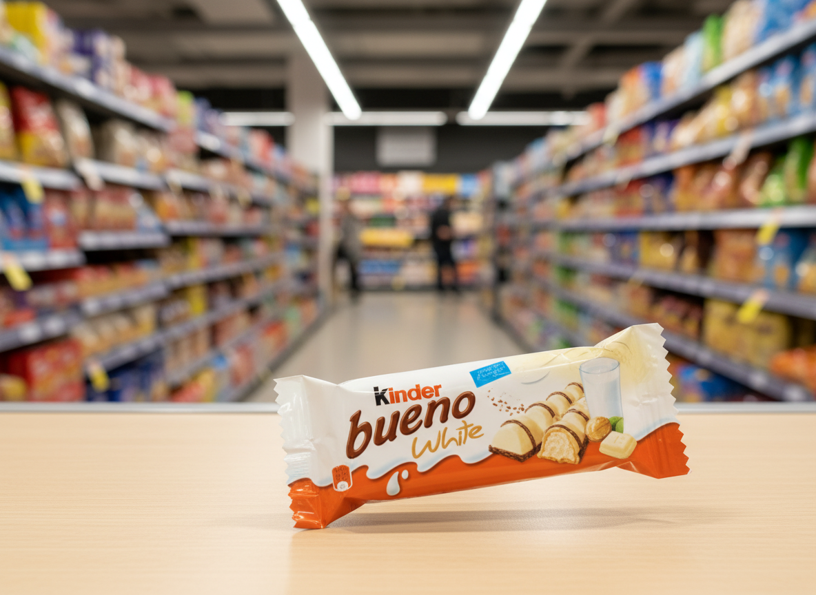 30 x Kinder Bueno White Milk And Hazelnuts 39G