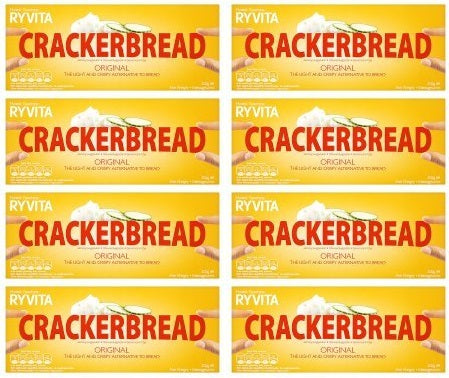 8 x Ryvita Original Crackerbread 200G