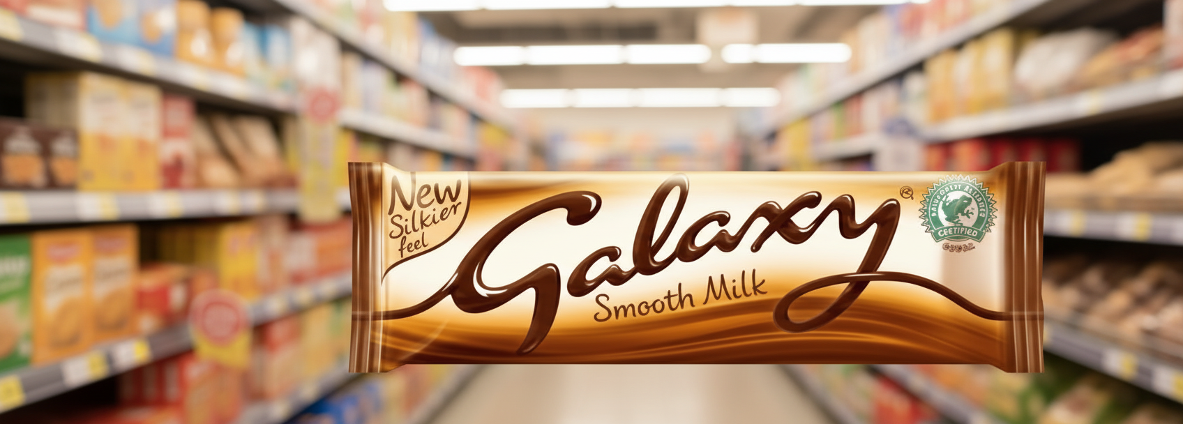 24 x Galaxy Smooth Milk Chocolate Snack Bar Vegetarian 42G