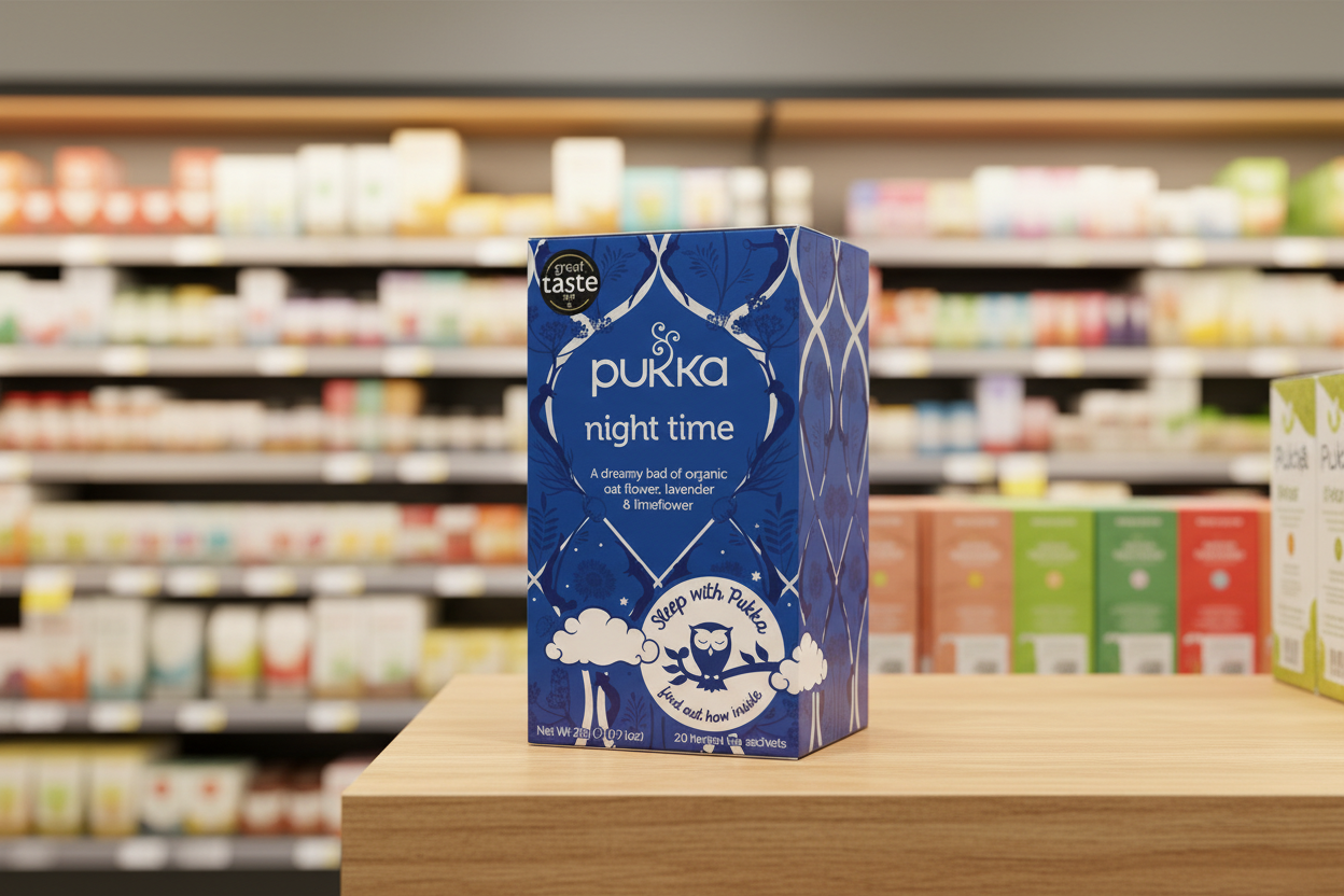 4 x Pukka Organic Night Time Herbal Tea 20 S