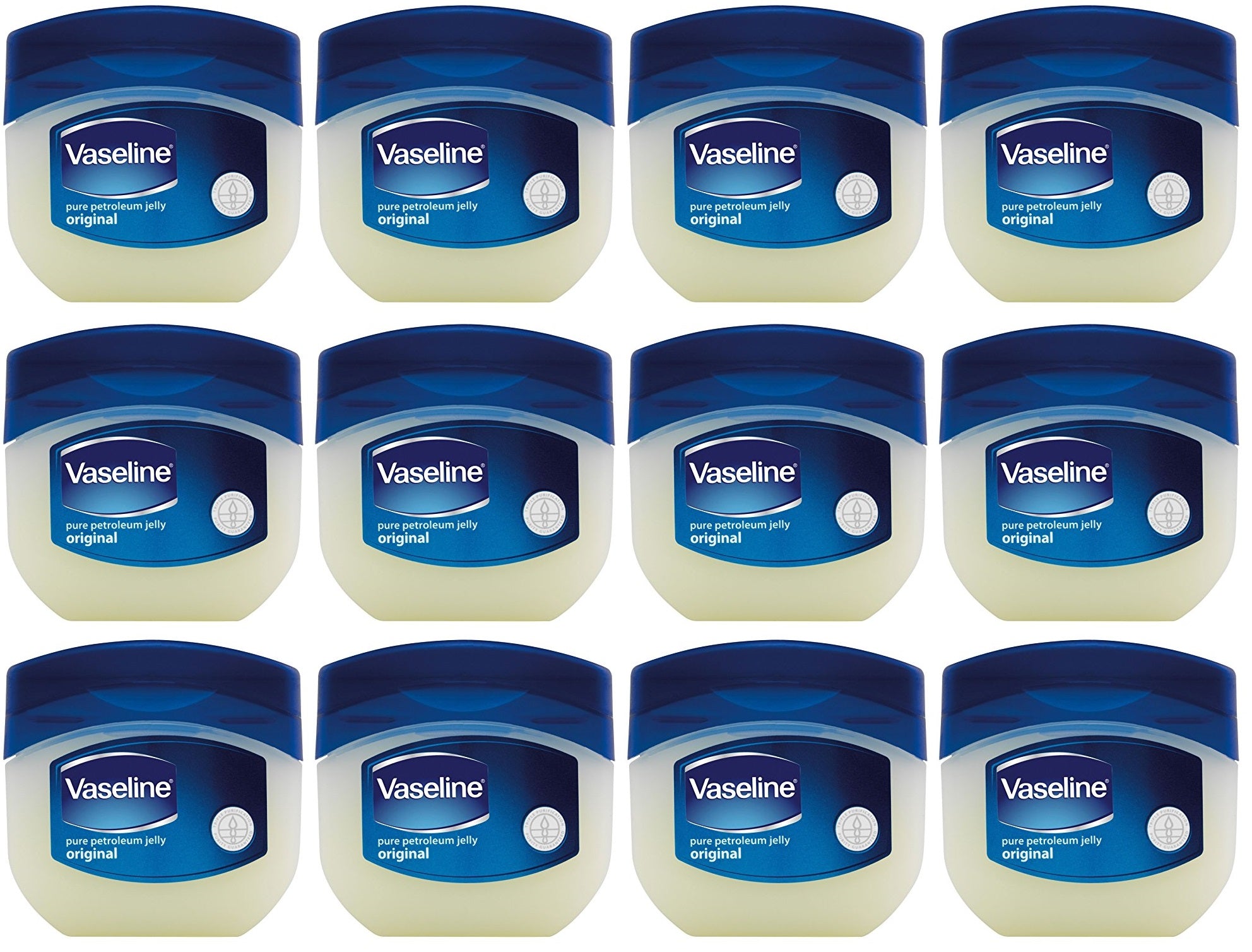 12 x Vaseline Petroleum Jelly Original 100 Ml