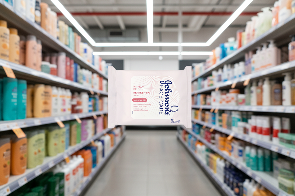 6 x Johnsons Make-Up Be Gone 5-In-1 Refreshing Cleansing Wipes 25 Wipes