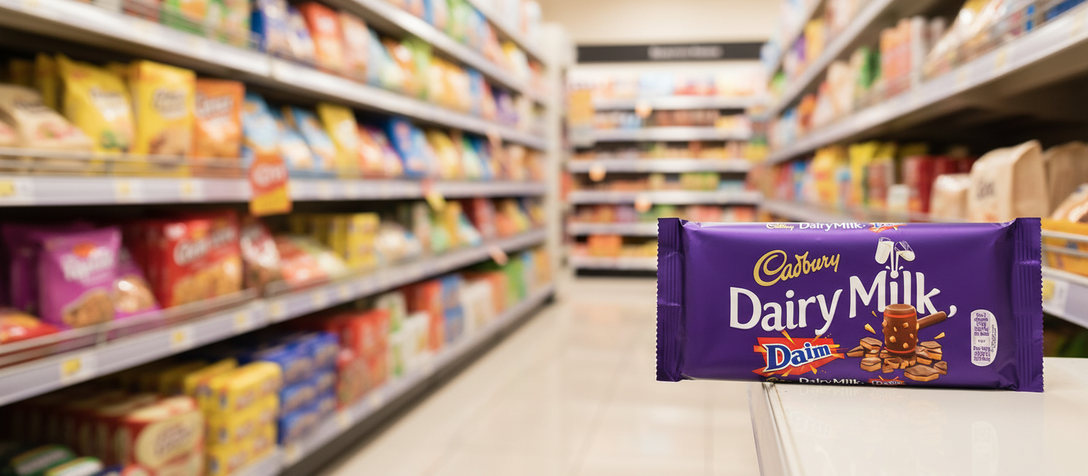 18 x Cadbury Dairy Milk Daim 120G