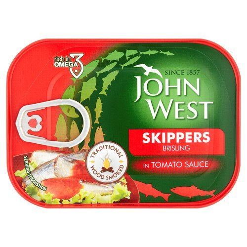 12 x John West Skippers Brisling In Tomato Sauce 106G