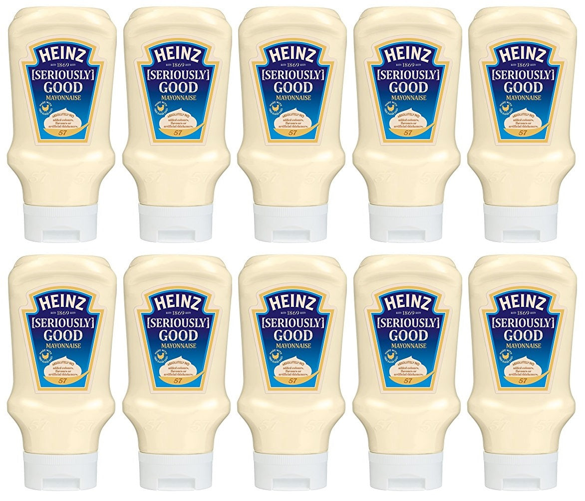 10 x Heinz Seriously Good Mayonnaise 395G