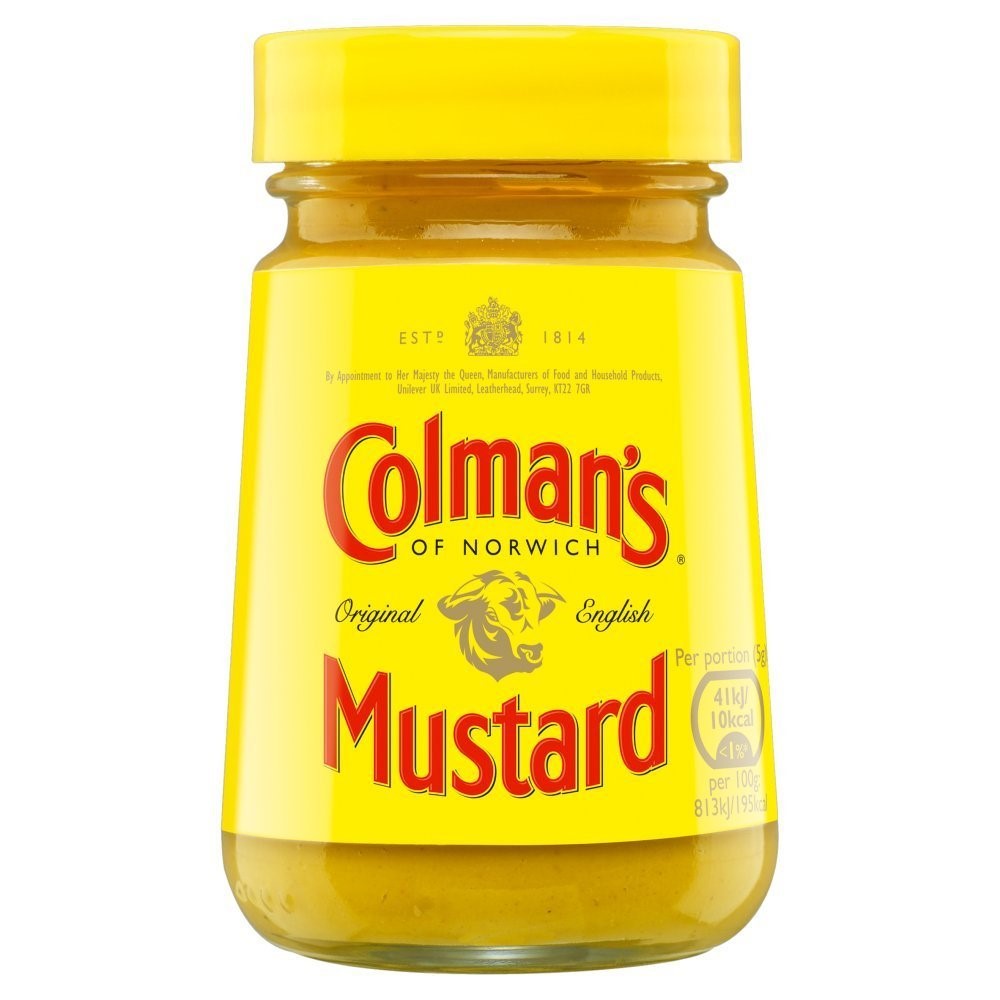 8 x Colman's Mustard Original English 100 G