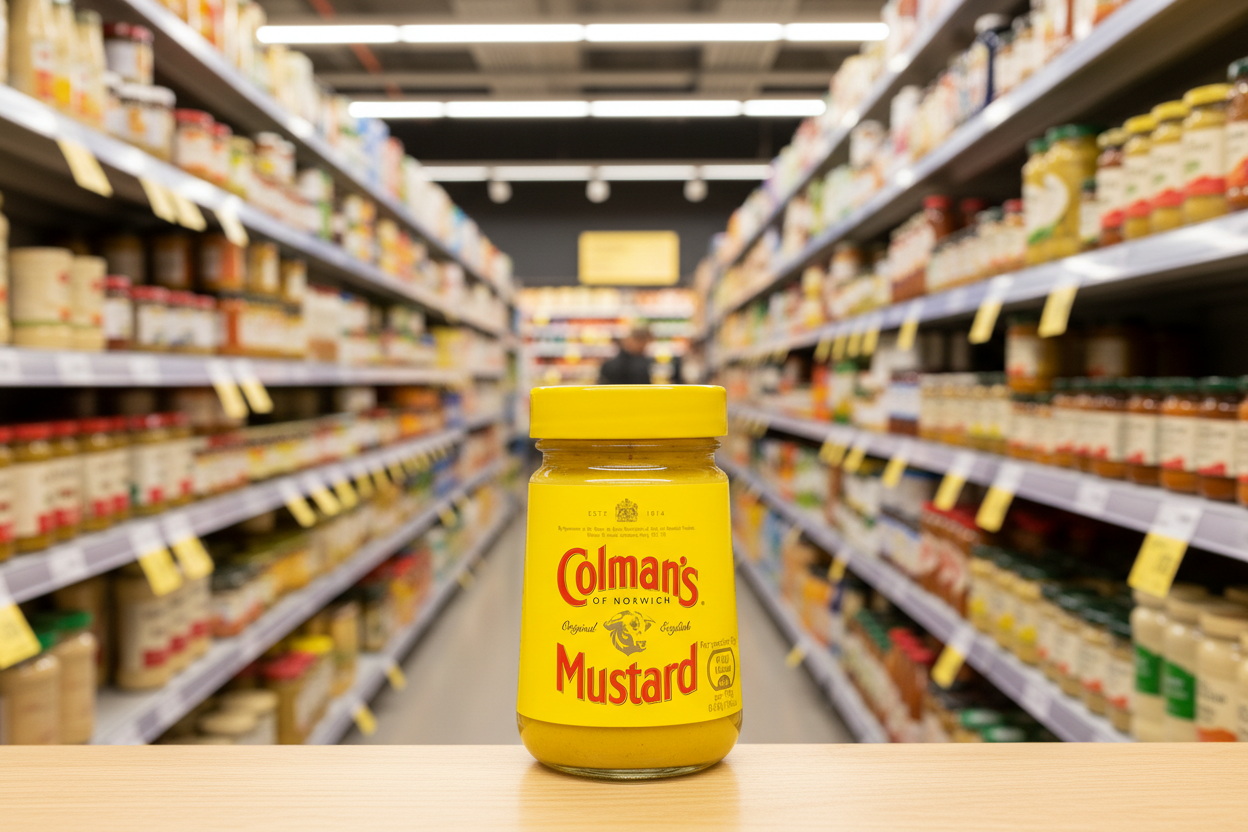 8 x Colman's Mustard Original English 100 G