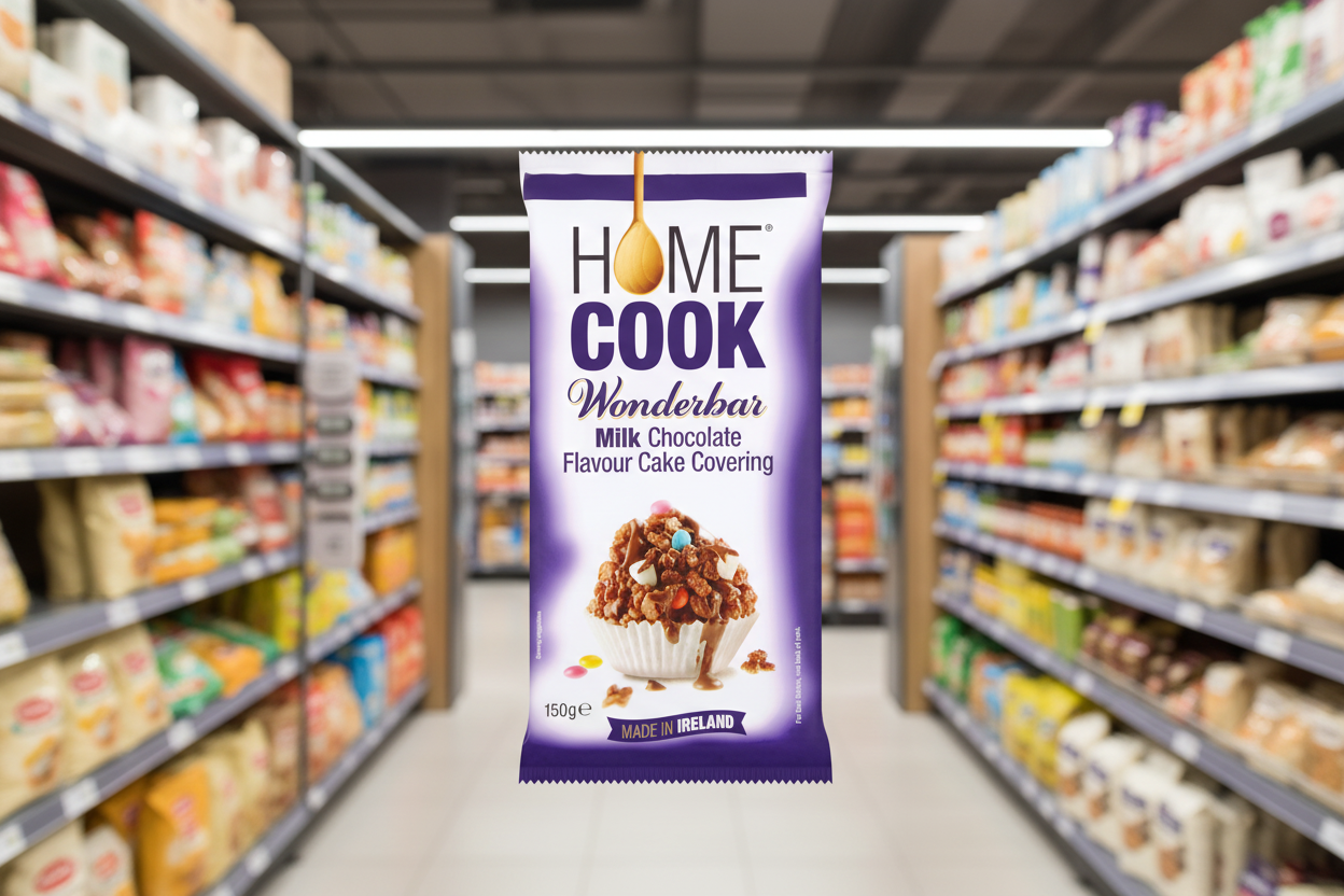 20 x Homecook Wonderbar Milk Chocolate Flavour Cake Covering 150G