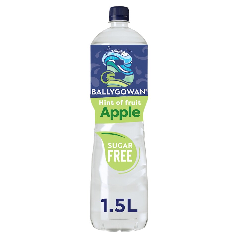 12 x Ballygowan Hint Of Fruit Apple Bottle 1.5L