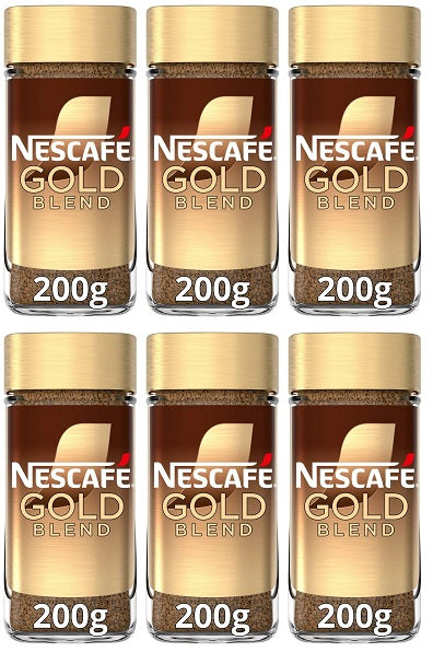 6 x Nescafé Gold Blend 200G